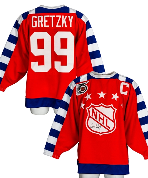 Wayne Gretzky Signed 1992 NHL All-Star Game Campbell Conference Captains Jersey with Shawn Chaulk LOA