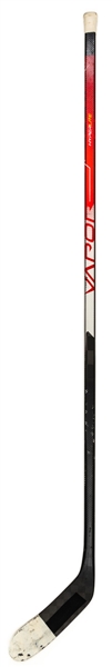 Moritz Seiders 2021-22 Detroit Red Wings Bauer Vapor Game-Used Rookie Season Stick 