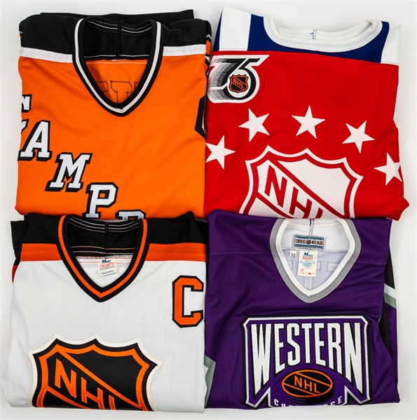 Wayne Gretzky All-Star Game Pro On-Ice Style Jersey Collection of 4 Including 1986, 1989, 1992 and 1994