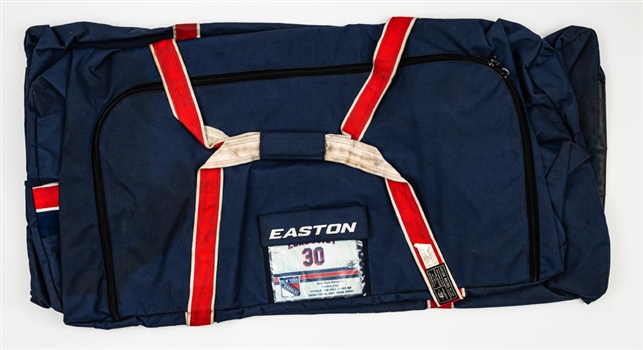 Henrik Lundqvist’s 2015-16 New York Rangers Game-Used Equipment Bag 