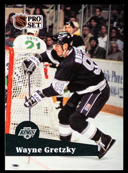 1990-91 Pro Set Awards Ceremony Hockey Card #AC 4 HOFer Wayne Gretzky