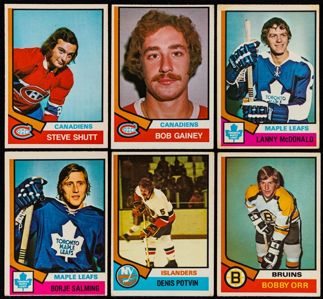 1974-75 and 1975-76 O-Pee-Chee Hockey Complete 396-Cards Sets 