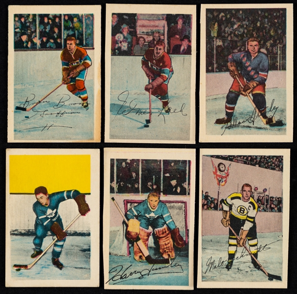 1952-53 Parkhurst Hockey Cards (182) - Includes 70 of 105 Cards for a Complete Set