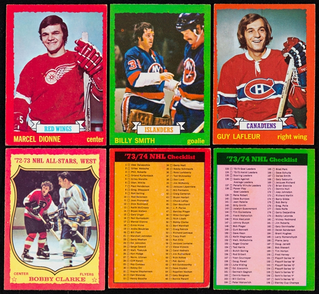 1973-74 O-Pee-Chee Hockey Cards (200+)