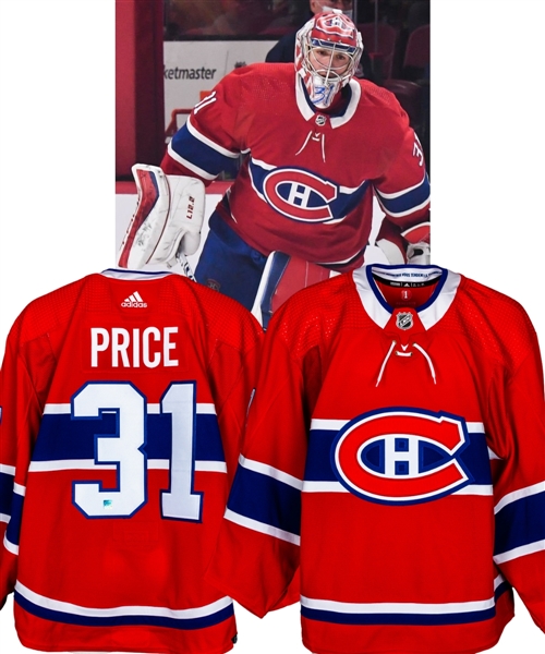 Carey Price’s 2021-22 Montreal Canadiens Game-Issued Jersey with Team COA