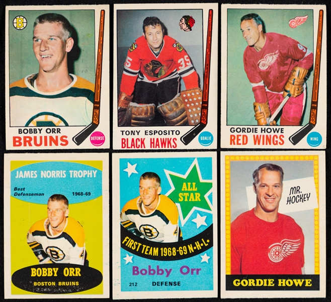 1969-70 O-Pee-Chee Hockey Near Complete Card Set (229/231)