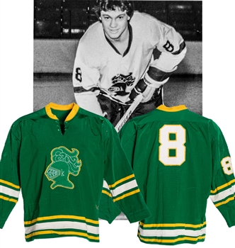 Dino Ciccarellis Circa 1977-78 OMJHL London Knights Game-Worn Jersey From His Personal Collection with His Signed LOA