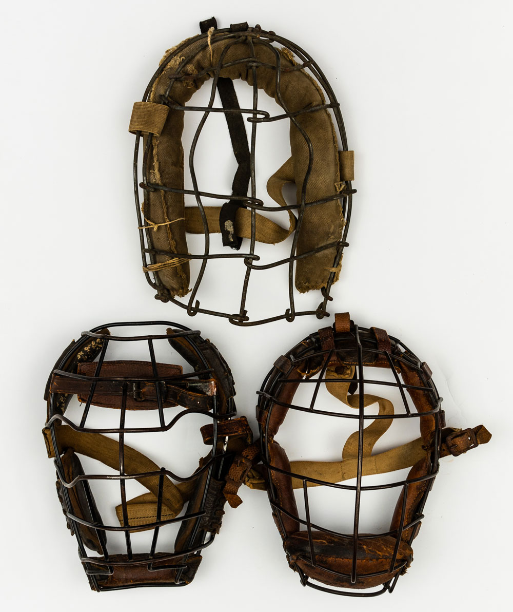 Lot Detail - 1890s to 1920s Baseball Catcher's Mask Collection of 3 ...