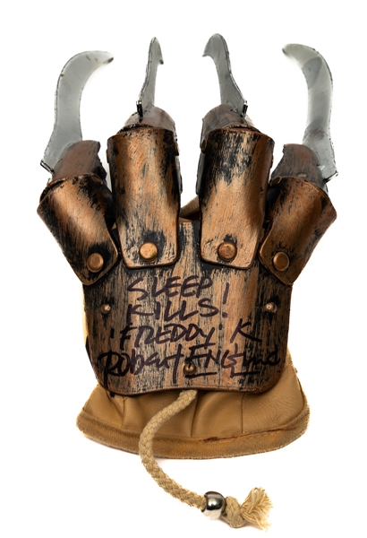 Robert Englund Autographed Replica Nightmare on Elm Street Freddy Krueger Glove