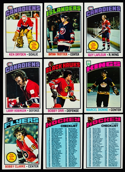 1976-77 and 1981-82 Topps Hockey Complete Sets (2)