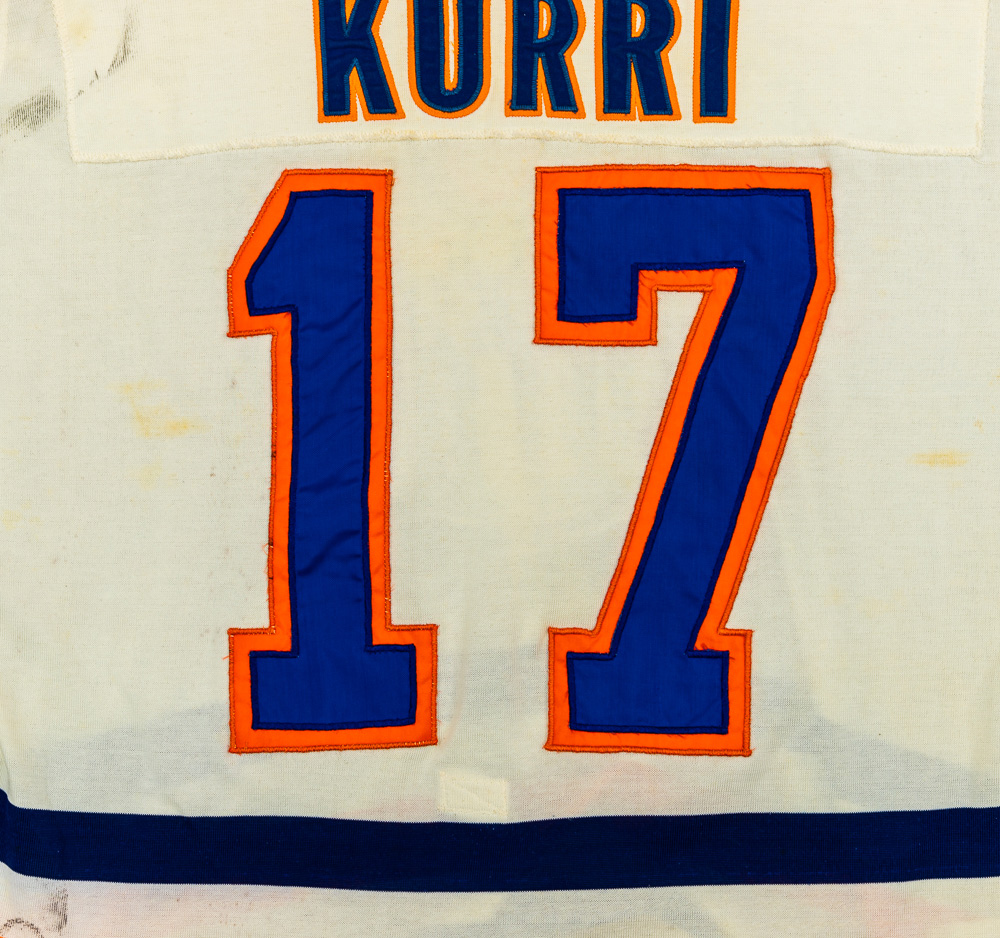 Jari Kurri Edmonton Oilers 80-81 pre-season game worn – Jokerit Game Worn  Jerseys