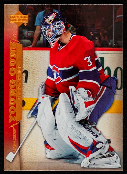 2007-08 UD Young Guns Hockey Card #227 Carey Price and 2007-08 UD Rookie Materials Hockey Card #RM-PK Carey Price