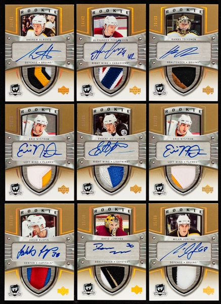 2005-06 UD The Cup Gold RPA (/23 to /76 - 9 Cards), RPA (/199 - 14 Cards), Rookie Masterpiece Printing Plate (1/1 - 5 Cards), Rookie (/25 - 3 Cards) Plus 41 Others Inc. Patches/Signatures 