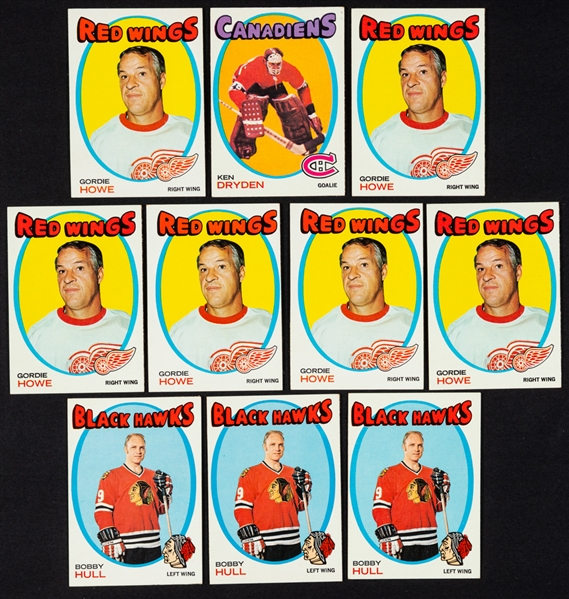 1970s Topps and O-Pee-Chee Hockey Card Collection Including 1971-72 Topps (400+) with Dryden RC, 1971-72 OPC 24-Booklet Set and Bobby Orr Cards