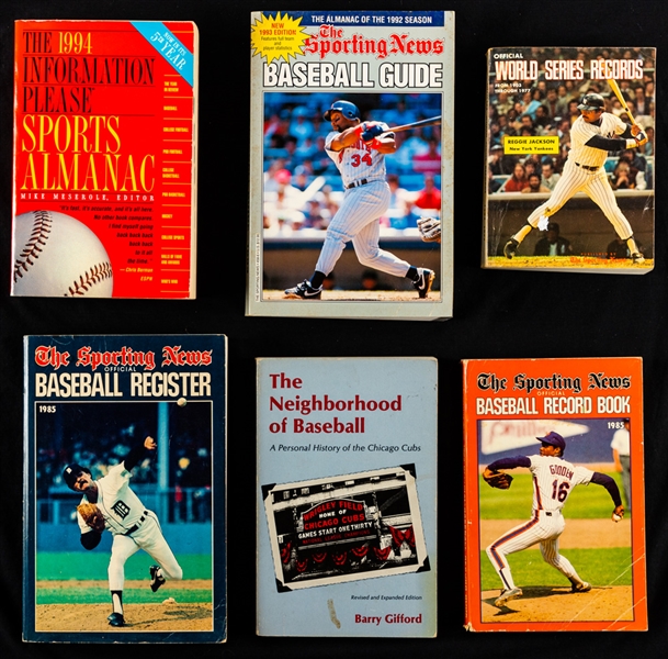 Vintage 1940s to 1990s Baseball Guides and Publication Collection of (17 Pieces)
