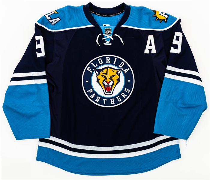 Stephen Weiss 2011-12 Florida Panthers Game-Worn Alternate Captains Third Jersey with Team LOA - Photo-Matched!