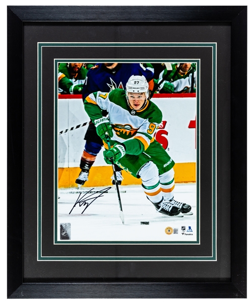 Kirill Kaprizov Signed Minnesota Wild Framed Photo - Beckett Authenticated (18" x 22")