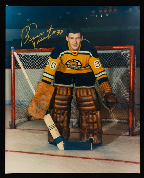 Boston Bruins Memorabilia and Autograph Collection Including Original Bucyk Artwork with LOA