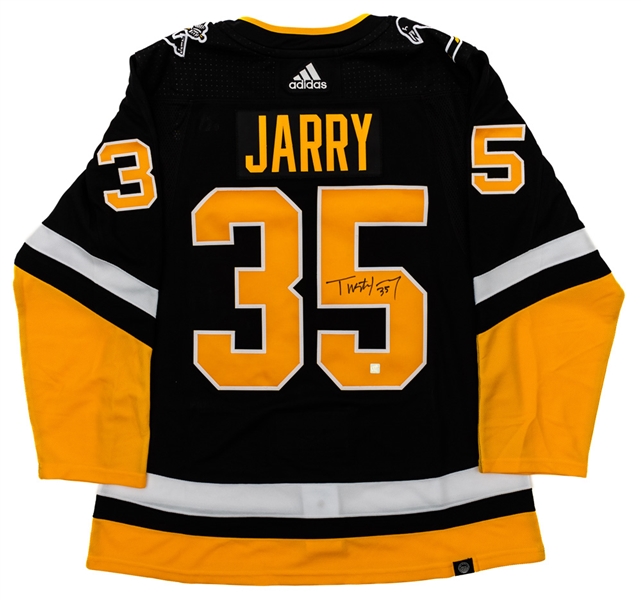 Tristan Jarry Signed Pittsburgh Penguins Adidas Pro Jersey with COA