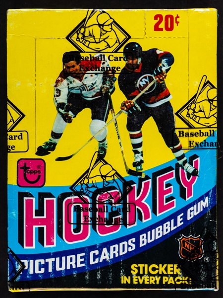 1978-79 Topps Hockey Wax Box (36 Unopened Packs) - BBCE Certified - Mike Bossy Rookie Card Year