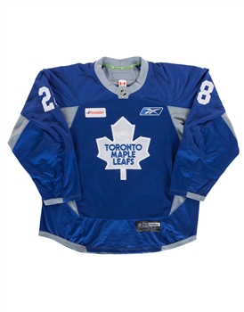 Frederik Gauthiers 2013 to 2015 Toronto Maple Leafs Training Camp Worn Jersey with Team LOA