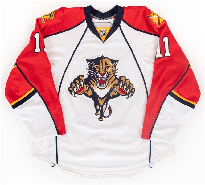 Andrew Peters 2010-11 Florida Panthers Game-Issued Pre-Season Jersey