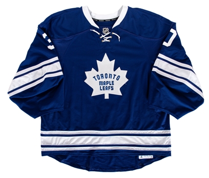 Antoine Bibeaus 2015-16 Toronto Maple Leafs Game-Issued Third Jersey
