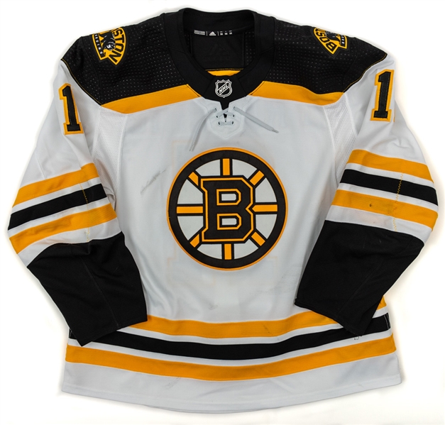 Trent Frederics 2020-21 Boston Bruins Game-Worn Jersey with LOA