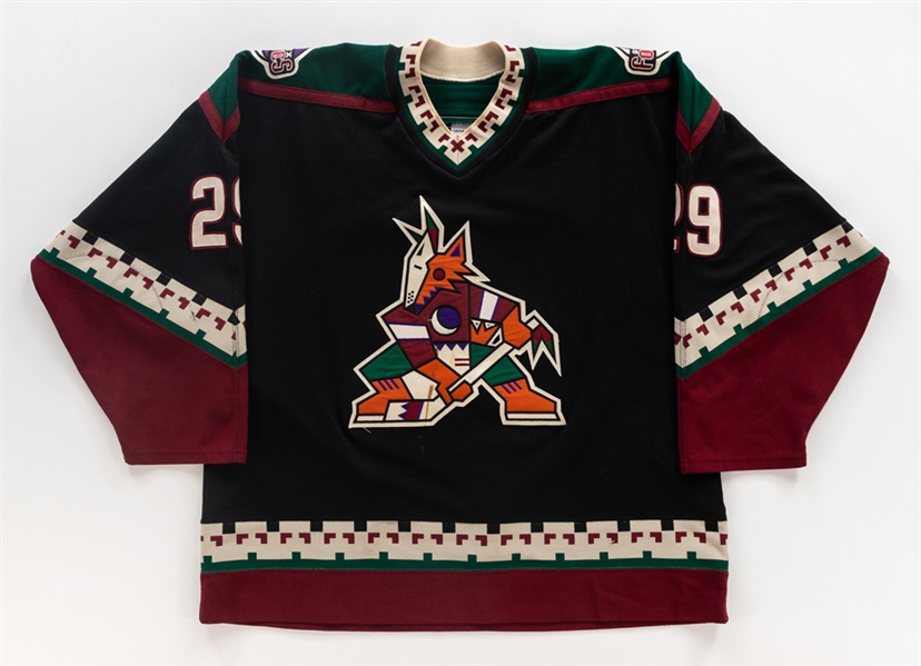 Louie DeBrusks 2000-01 Phoenix Coyotes Game-Worn Jersey with Team LOA 