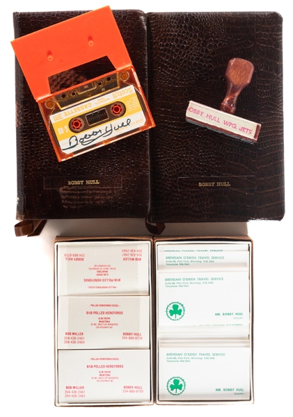 Bobby Hull Personal Items Collection including Photos, Brief Cases, Business Cards, Toiletries and More! 