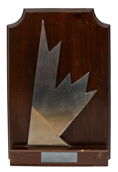 1987 Canada Cup Team Canada Trophy Plaque (11")