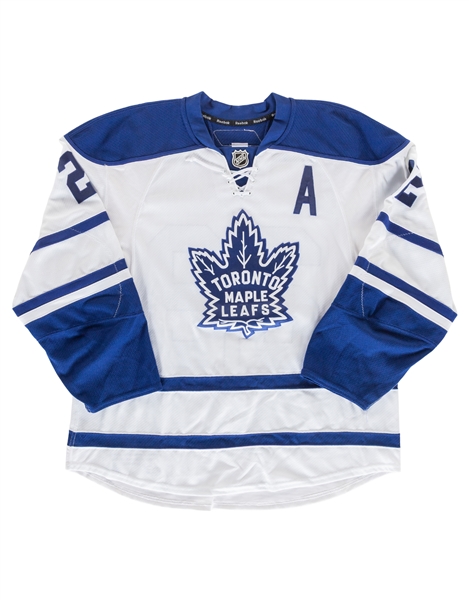 Francois Beauchemins 2010-11 Toronto Maple Leafs Alternate Captains Game-Worn Third Jersey 