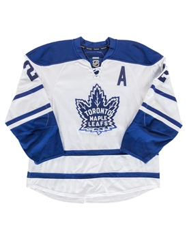 Francois Beauchemins 2010-11 Toronto Maple Leafs Alternate Captains Game-Worn Third Jersey 