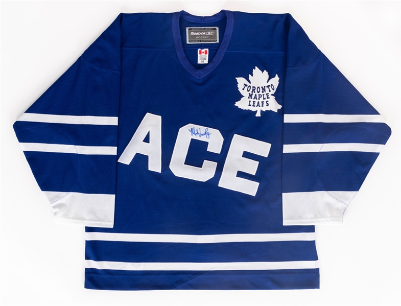 Mike Van Ryans January 21st 2009 Toronto Maple Leafs "Ace Bailey Tribute Night" Signed Warm-Up Worn Jersey with Team COA