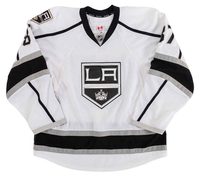 Damir Sharipzyanovs 2016-17 Los Angeles Kings Training Camp Worn Jersey - 50th Year Anniversary Patch!