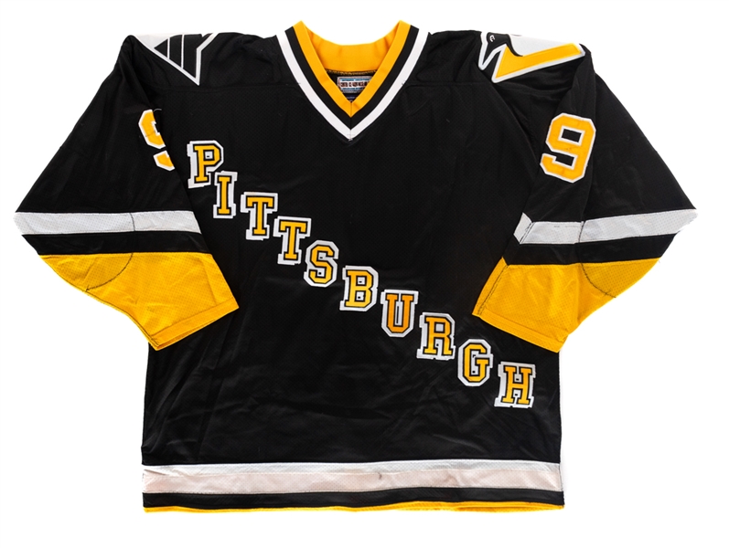 Greg Johnsons 1996-97 Pittsburgh Penguins Game-Worn Jersey 