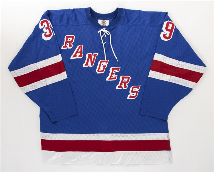 Vladimir Vorobiev’s 1997-98 New York Rangers Game-Worn Jersey with Team LOA 