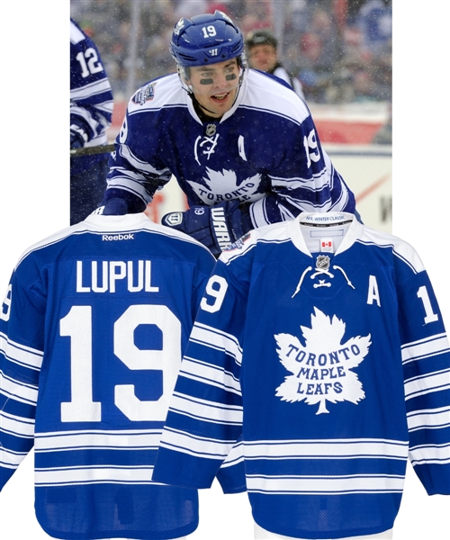 Joffrey Lupul’s 2014 NHL Winter Classic Toronto Maple Leafs Game-Worn First Period Alternate Captain’s Jersey with LOA 