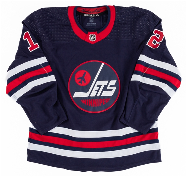 Jansen Harkins 2021-22 Winnipeg Jets "Heritage" Game-Worn Jersey