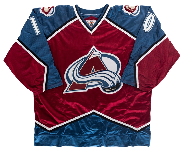 Josef Marhas 1997-98 Colorado Avalanche Game-Issued Jersey with Team COA 