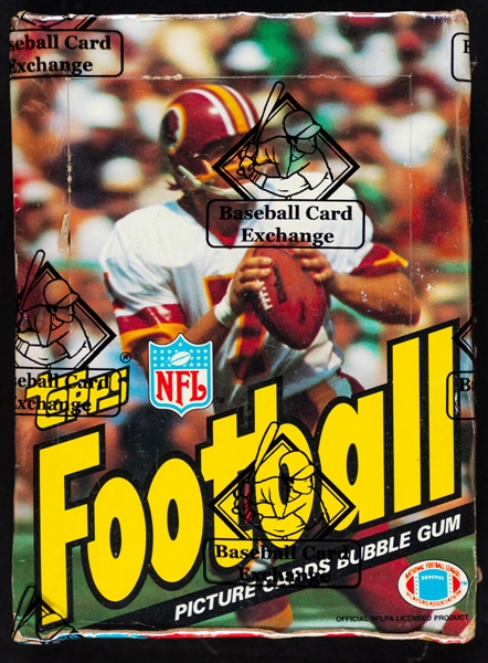 1983 Topps Football Wax Box (36 Unopened Packs) - BBCE Certified - Marcus Allen, Jim McMahon and Mike Singletary Rookie Card Year!