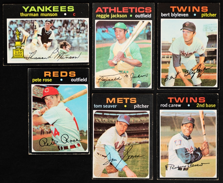 1971 Topps Baseball Complete 752-Card Set