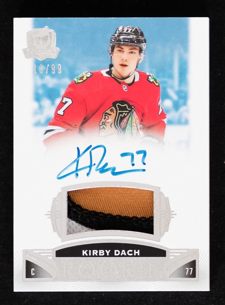 2019-20 Upper Deck The Cup Hockey Card #90 Kirby Dach Autographed Rookie Patch RPA #10/99