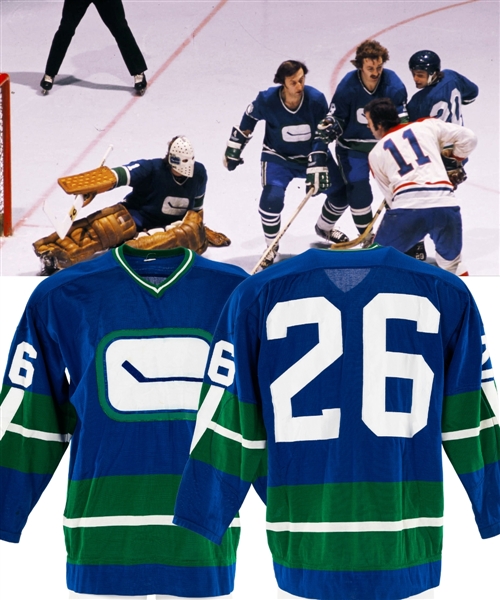 Vintage 1970-72 Vancouver Canucks #26 Game-Worn Jersey 