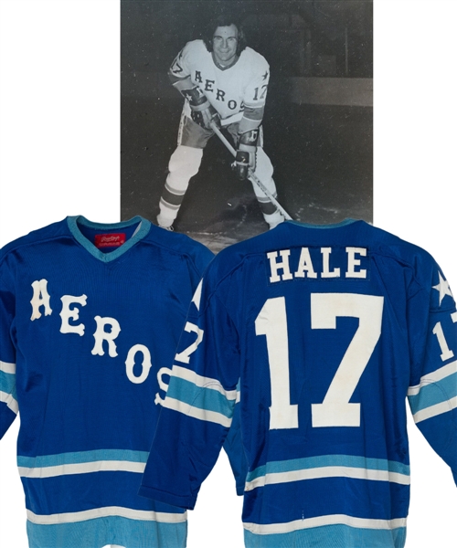 Larry Hales 1973-74 WHA Houston Aeros Game-Worn Jersey - AVCO Cup Championship Season!