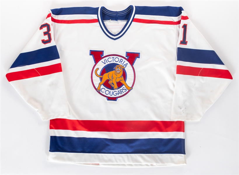 Jeremy Jablonskis 1993-94 WHL Victoria Cougars Game-Worn Jersey 