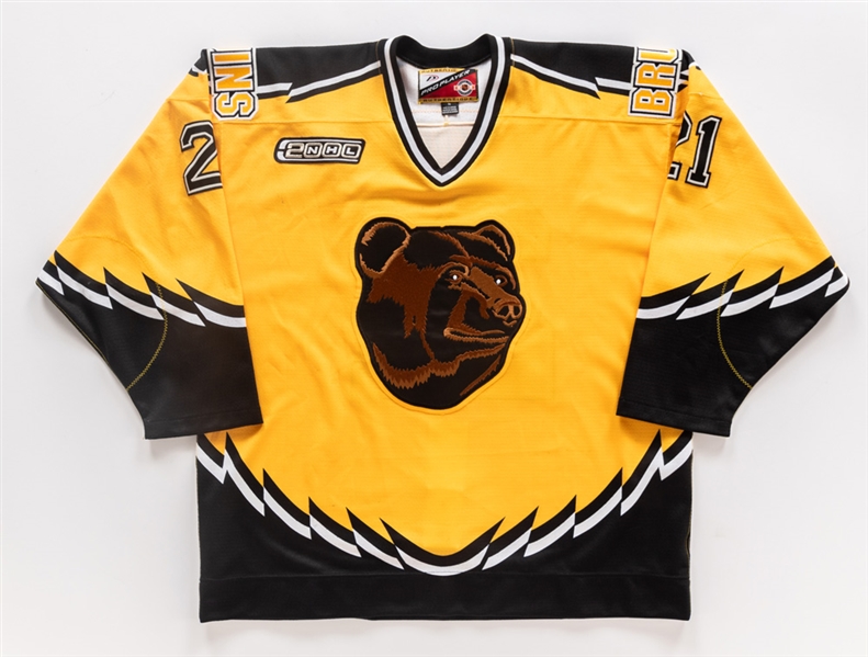 Eric Nickulas 1999-2000 Boston Bruins Game-Worn Third Jersey with Team COA - 2000 Patch!
