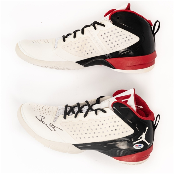 Dwayne Wade Signed Jordan "Fly Wade II" Miami Heat Basketball Shoes - PSA/DNA Certified