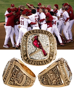 St. Louis Cardinals 2004 National League Championship 10K Gold and Diamond Ring
