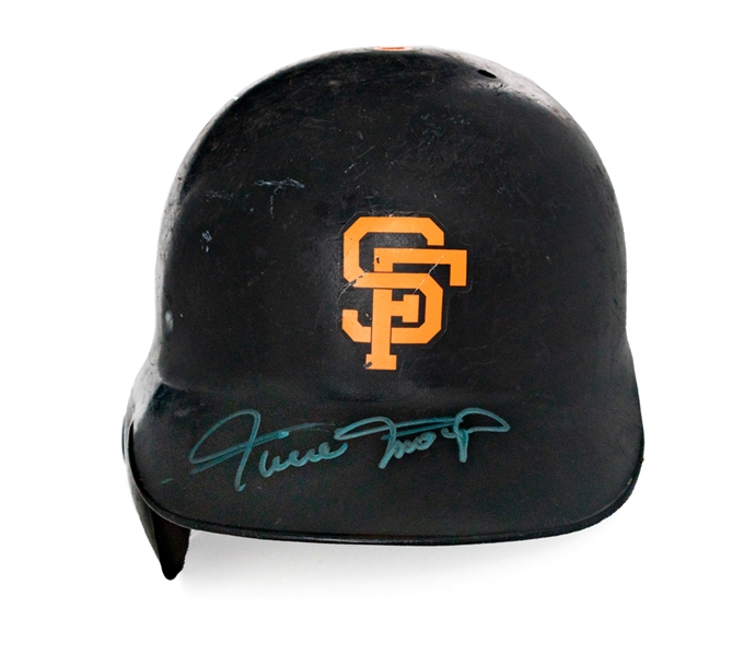 Willie Mays Signed Vintage San Francisco Giants Batting Helmet with PSA/DNA COA